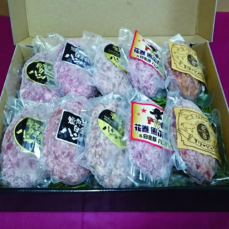 花巻ハンバーグセット（ダブル10個入）5種詰め合わせ 【762】
