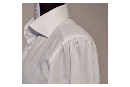 No.261 Lサイズ　140番手　cotton100％　ハンドメイドシャツ【n0261_del】