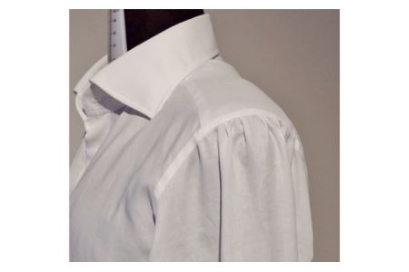 No.278 XLサイズ　140番手　cotton100％　ハンドメイドシャツ【n0278_del】