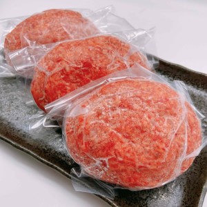 やみつきハンバーグ（3個入）◇ 合挽肉 国産 真空包装 冷凍 那須町 〔P-57〕