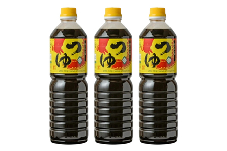 だしつゆ ヤマイチのつゆ 親しまれてきた味の逸品 1L 3本