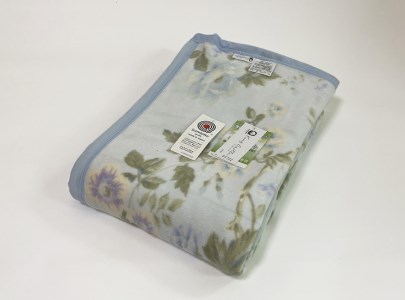 泉大津産 綿マイヤー毛布 シングル 140×200cm 1枚 S－81722BL [2264]