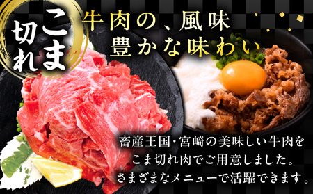 宮崎牛ウデ焼肉400g 宮崎県産黒毛和牛こま切れ100g 宮崎牛 ウデ こま切れ