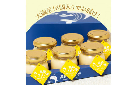 高知プリン亭 究極のなめらかプリンセット 6個入り