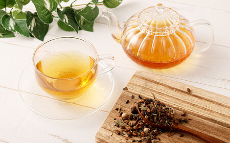 A142 みやまカフェSPON健康セット 計800g テラ茶 テラ酢