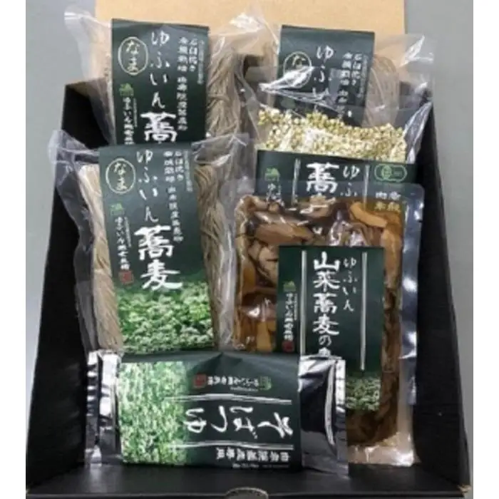 【ゆふいん】蕎麦食べつくしセット｜こだわりの原料 有機そば 無添加 つゆ