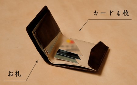 財布 革製品oragaウォレットミニウォレットコインケース 財布 ネイビー
