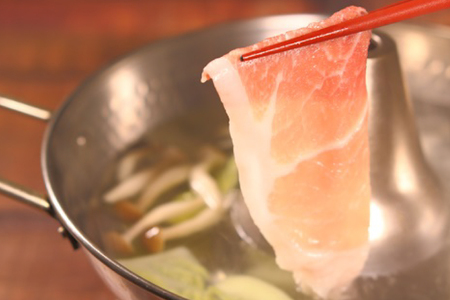旨味自慢の宮崎県産豚ももしゃぶ 1.8kg(300g×6)・日向夏ドレッシング180ml×2本セット