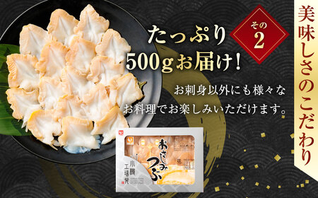 お刺身 つぶ 500g つぶ貝 【7日程度で発送】