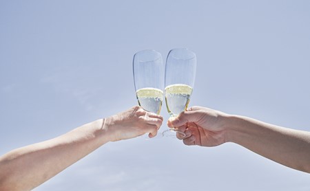 石英　カンパイグラスセット ペアグラス 水晶 記念日 誕生日 雑貨 食器 