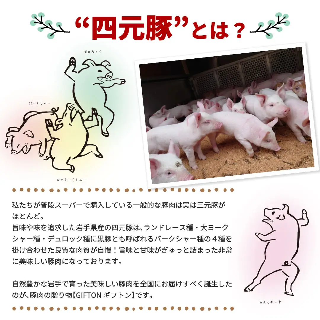 四元豚 あらびきウインナー 10パック 【1227】