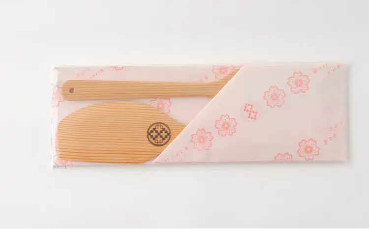 95P6001 【大館曲げわっぱ】料理へらセット【配送日指定不可】【曲げわっぱ工房E08】