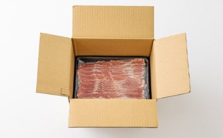 宮崎県産豚バラしゃぶ 1.5kg しゃぶしゃぶに最適な国産のお肉 豚肉の中でも人気部位の豚バラ肉をお届け！  TF0546-P00043