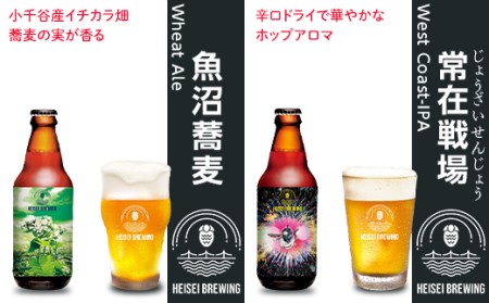 70-08Aクラフトビールおすすめチョイス3本セット（HEISEI BREWING）