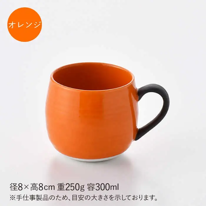 【波佐見焼】マグカップ 2色セット （ジェダイ＆オレンジ） 食器 皿 【ROXY・HASAMI】 [SB139]  波佐見焼