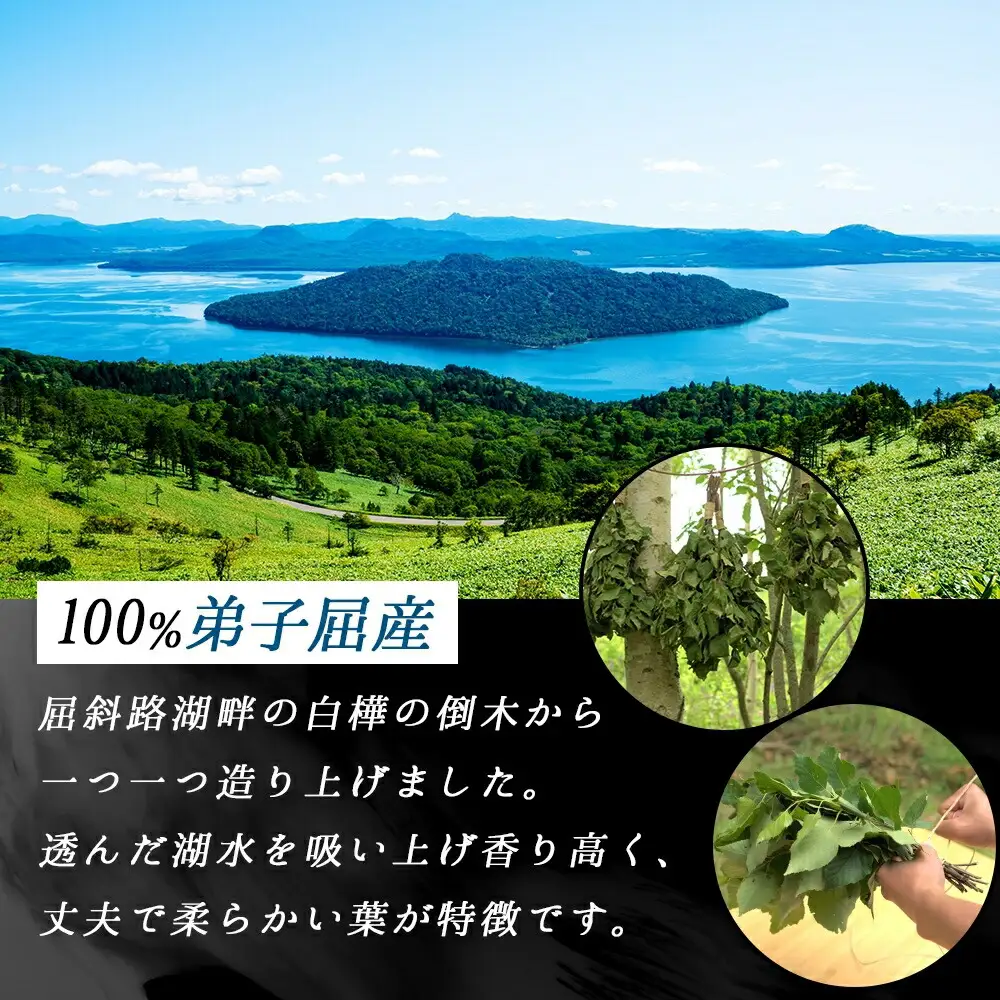 フレッシュ 白樺 ヴィヒタ 3束 北海道 白樺 ヴィヒタ アロマ ウィスク インテリア サウナグッズ サウナ テントサウナ 北海道 弟子屈町 30000円 2026年 7月以降順次発送 1511