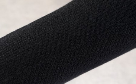 【22-24cm/24-27cm】着圧 先丸 ハイソックス 2足組(同色) 足のむくみや立ち仕事に最適！ ※選べるサイズ