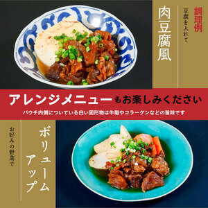 山形牛 牛すじ煮 計450g 150g×3袋 【保存料不使用】 肉 牛肉 山形牛 惣菜 おかず 山形　016-G-NK019