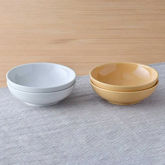 【波佐見焼】シャロウ ボウル 2色 ペアセット 食器 皿 【舘山堂】 [RC32] 波佐見焼