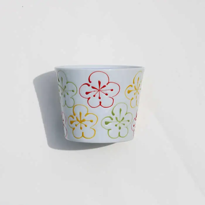 【波佐見焼】花柄 そばちょこ 5色セット 食器 皿 【協立陶器】 [TC38] 波佐見焼