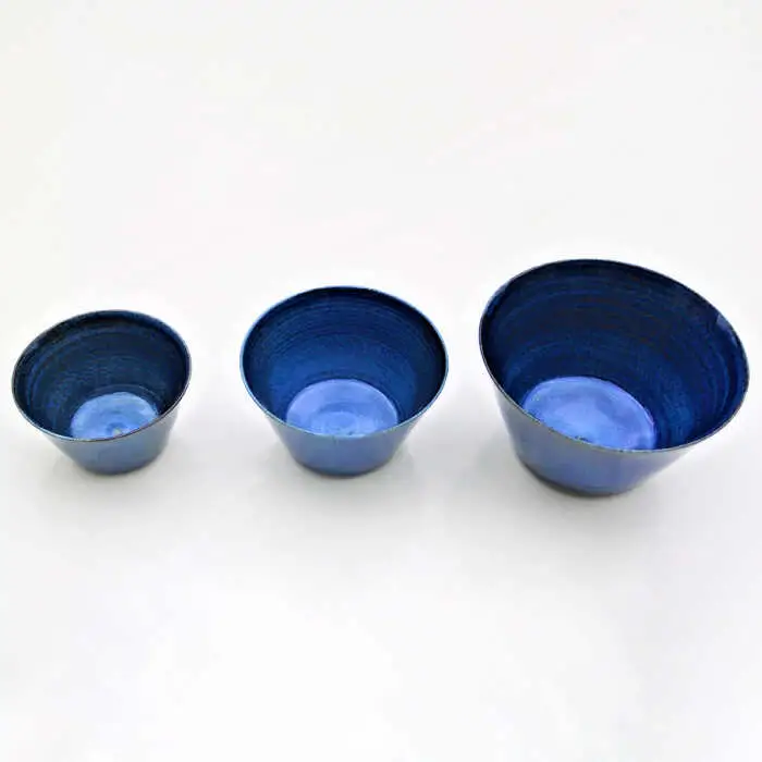 【波佐見焼】藍巻 スタイルボール ボウル （いれこ） 3点セット 食器 皿 【協立陶器】 [TC41] 波佐見焼