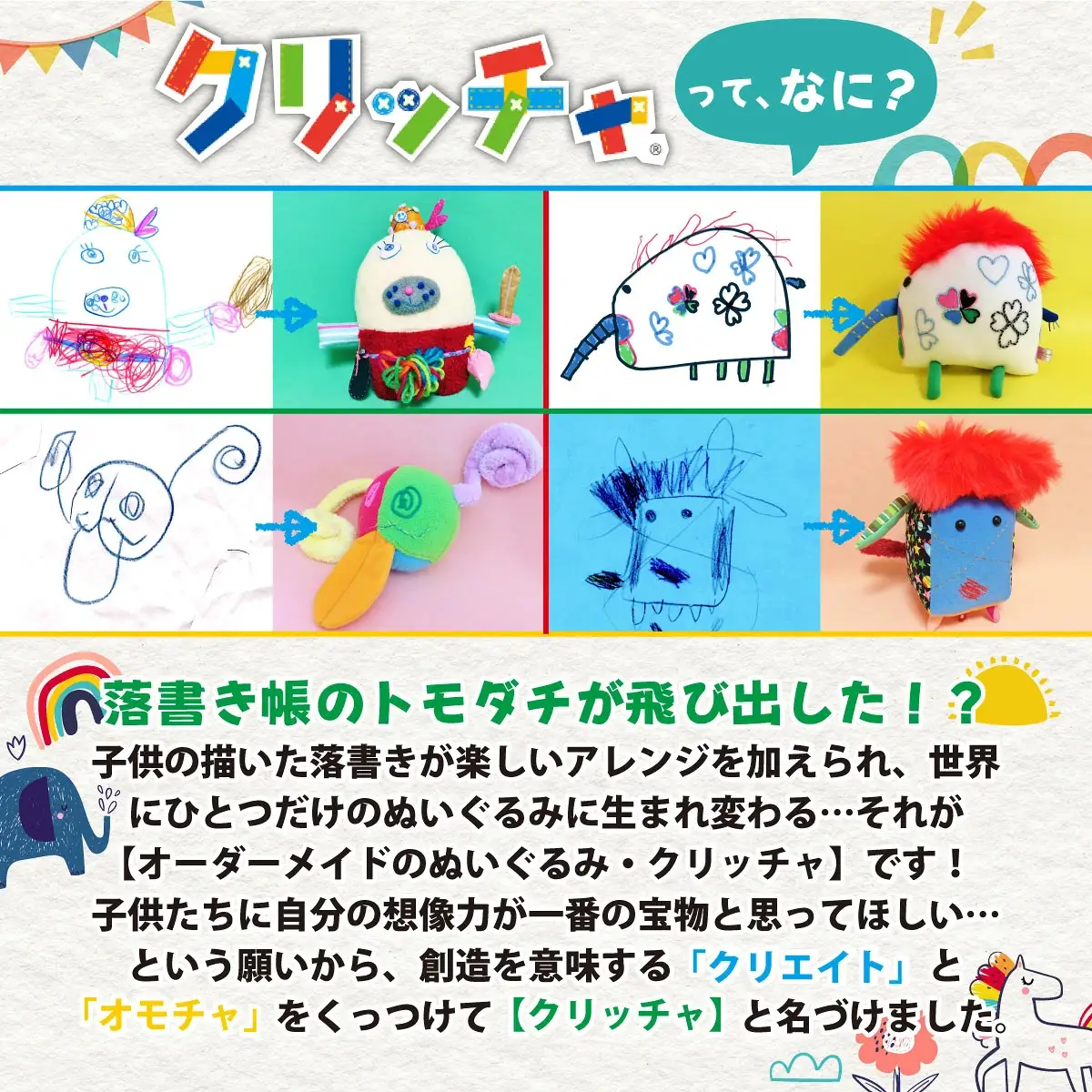 オーダーメイドのぬいぐるみ・クリッチャ ギフトカード
