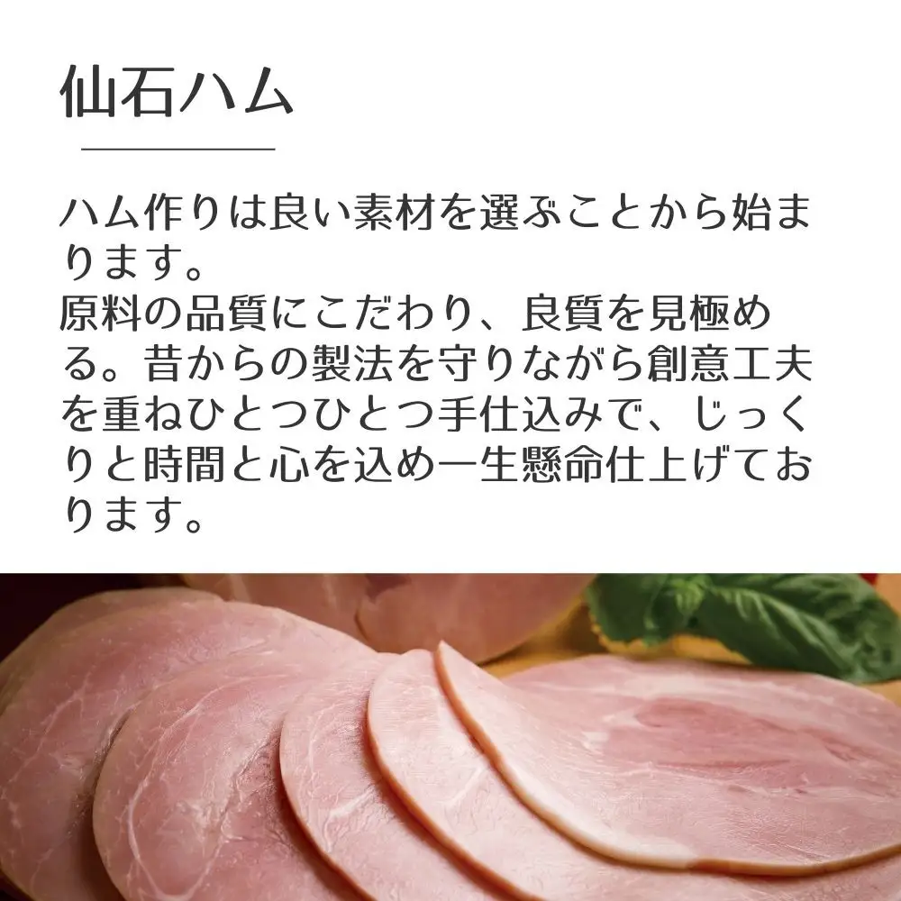 【仙石ハム伊賀屋】ハムとソーセージたっぷり6種詰め合わせ｜京都 人気ギフト 国産豚肉のみ使用