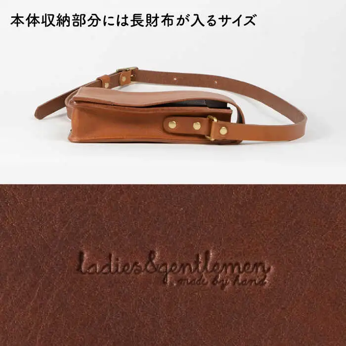 マグネットフラップ の ショルダーバッグ 糸島市 / LADIES&GENTLEMEN 鞄 レザー 革製品 革鞄 カバン [ADK038]