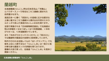 らんこし米（ななつぼし）（蘭越ささき農園）