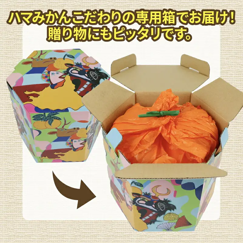 甘平 高級柑橘 2kg 贈答用 甘平 ハウス栽培 ハマみかん B020-075006
