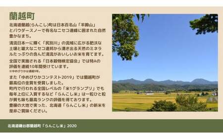 ＜令和5年産＞らんこし米 ななつぼし 2kg（坂野農場）