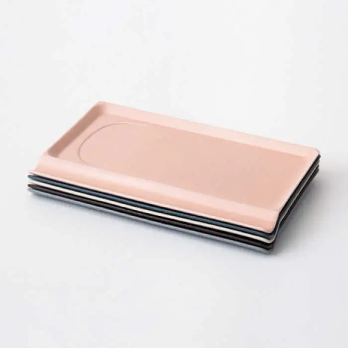 【波佐見焼】【お箸が置ける！】重宝皿 ロング マットカラー プレート 5枚セット 食器 皿 【アイユー】 [UA28]  波佐見焼