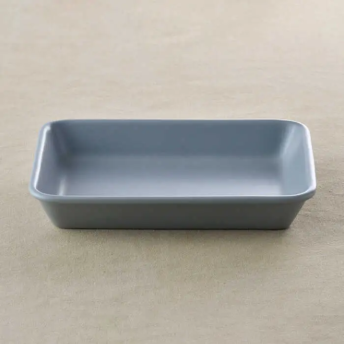 【波佐見焼】オーブンウェア 長角トレー 角皿 プレート グレー 食器 皿 【光春窯】 [XD63] 波佐見焼