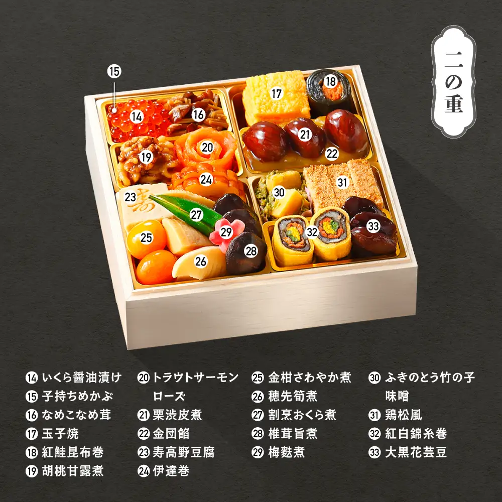 【12月31日配送】冷蔵おせち 三段重 49品目 「桂」約3~4人前 aa-oczzx