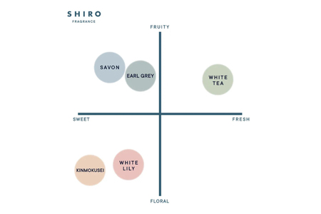 SHIRO　ホワイトリリー フレグランスディフューザーキット(容器+詰め替え用リキッド+スティック 3点セット) 300mL 3ヶ月目安