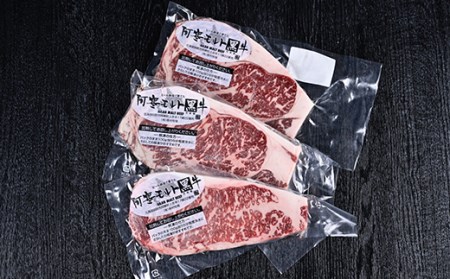 【これぞ北海道産 極上赤身肉】 阿寒 モルト 黒牛 (交雑種) サーロイン ステーキ 約250gx3 (750g)
