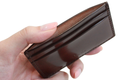 カードケース[イタリア産高級レザー]コードバン使用 (全6色)(カラー：ボルドー)_0034-008-T03-1