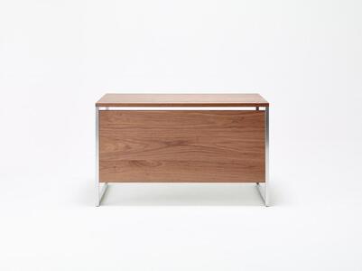 オーダーワークデスク　ウォールナット　 　幅80cm～120cmまで