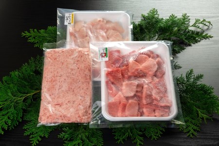カネト平田 刺身用まぐろ3種盛約1.5kg (a20-466)