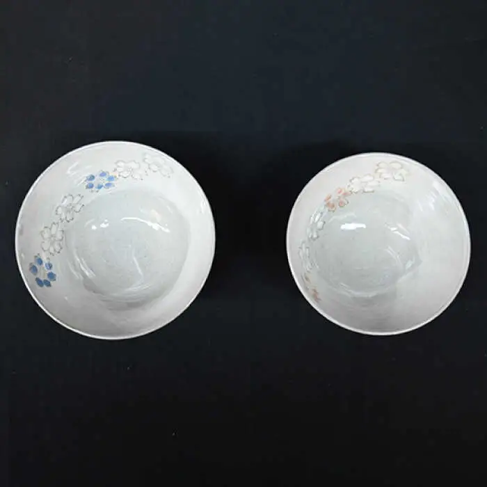 【波佐見焼】青紅花 茶碗・コップ 4点セット 食器 皿 【協立陶器】 [TC120] 波佐見焼