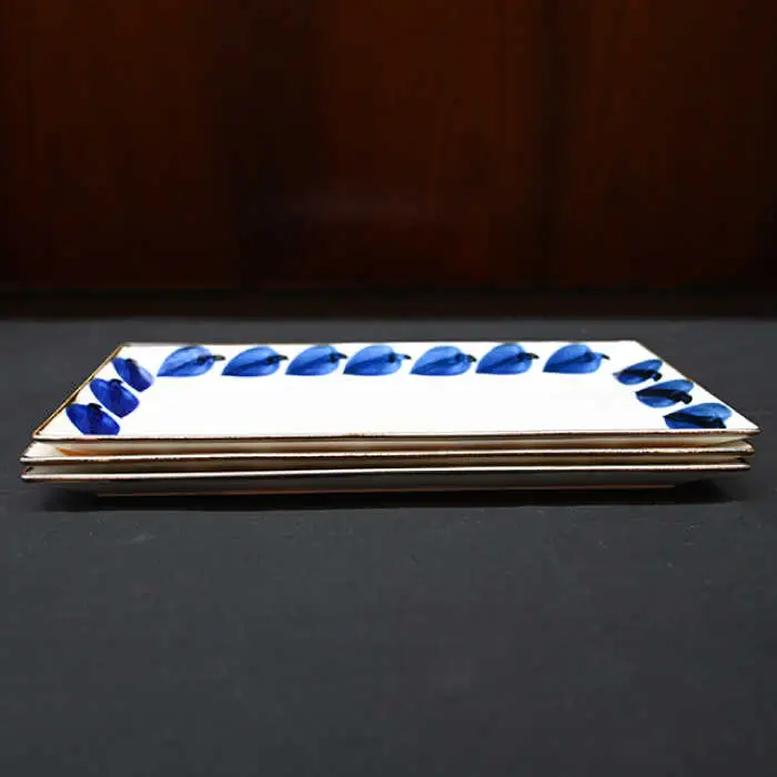 【波佐見焼】Antique Style 長皿 3枚セット 角皿 プレート 食器 皿 【協立陶器】 [TC83] 波佐見焼