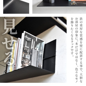 HITTITEのマガジンラックセット ・ブラック 本棚 雑誌ラック 収納 ラック 壁面収納 壁掛け 雑誌 本 棚 DIY インテリア ヒッタイト　063-09