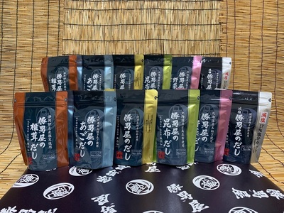 【焼津産鰹本枯節使用】勝男屋のだし6種計12袋 (a23-042)
