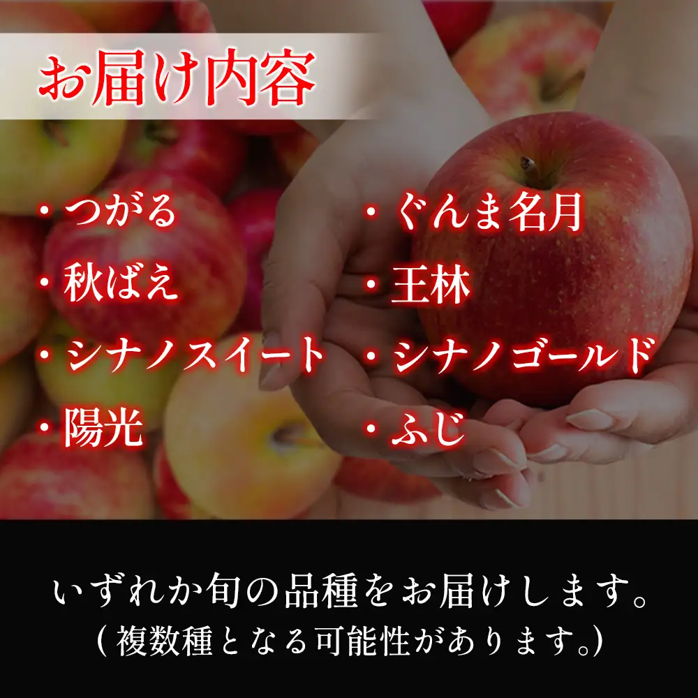 ≪10月中旬以降発送≫りんご 国産 3kg 農家直送 山広農園 芸北りんご 林檎 秋映 シナノスイート 陽光 ぐんま名月 王林 シナノゴールド ふじ_YA023_001