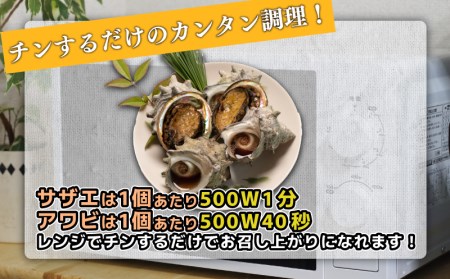 サザエ あわび セット 冷凍 サザエ FK