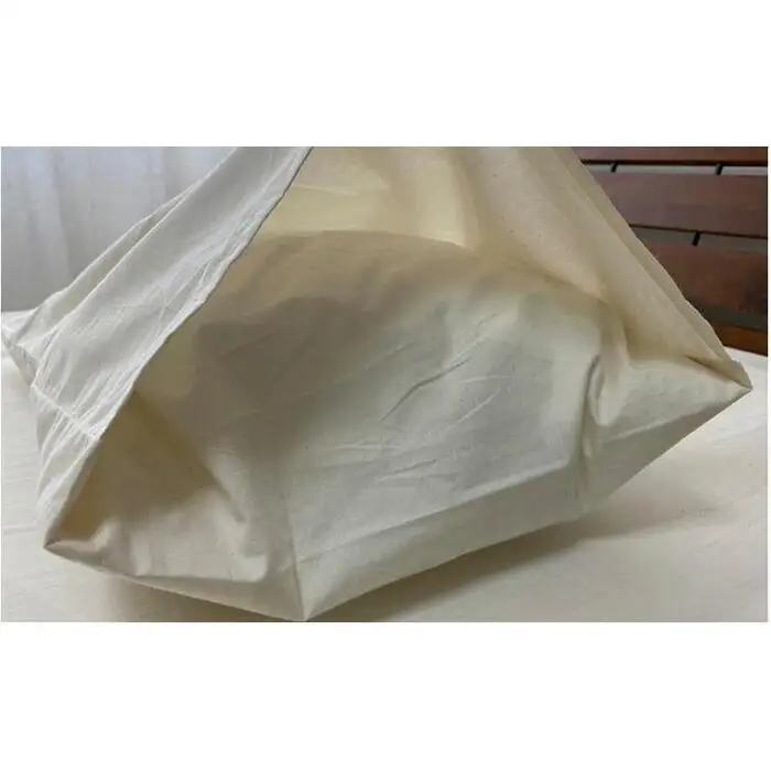 自然のままのピュアコットンまくらカバー　セミロングサイズ（43×90cm）キナリ　PUMC-SL