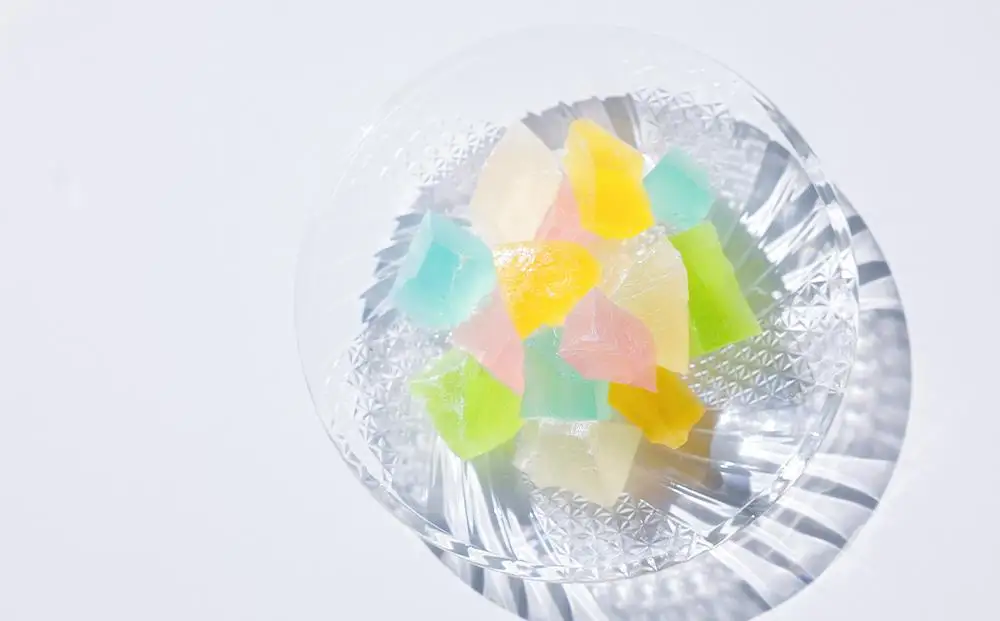 【京菓子司 都】京の琥珀糖　カラフルジュエリー（160g）