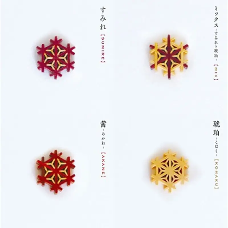 和装にも洋装にも！組子細工のピアス【時安建具店】_HA0995