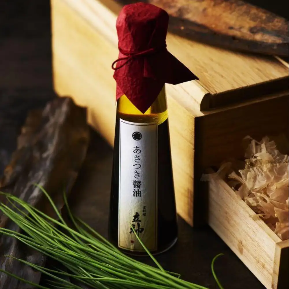 【京都 京料理 立神】あさつき醤油1本とあさつきマヨネーズ1本化粧箱入りセット