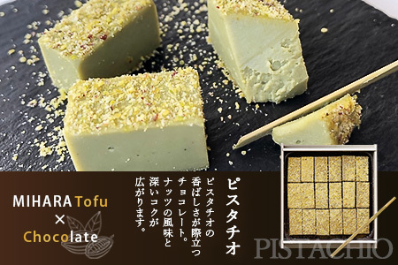 豆腐屋さんのアイス豆腐チョコ２種セット（ベーシック・ピスタチオ）B-333